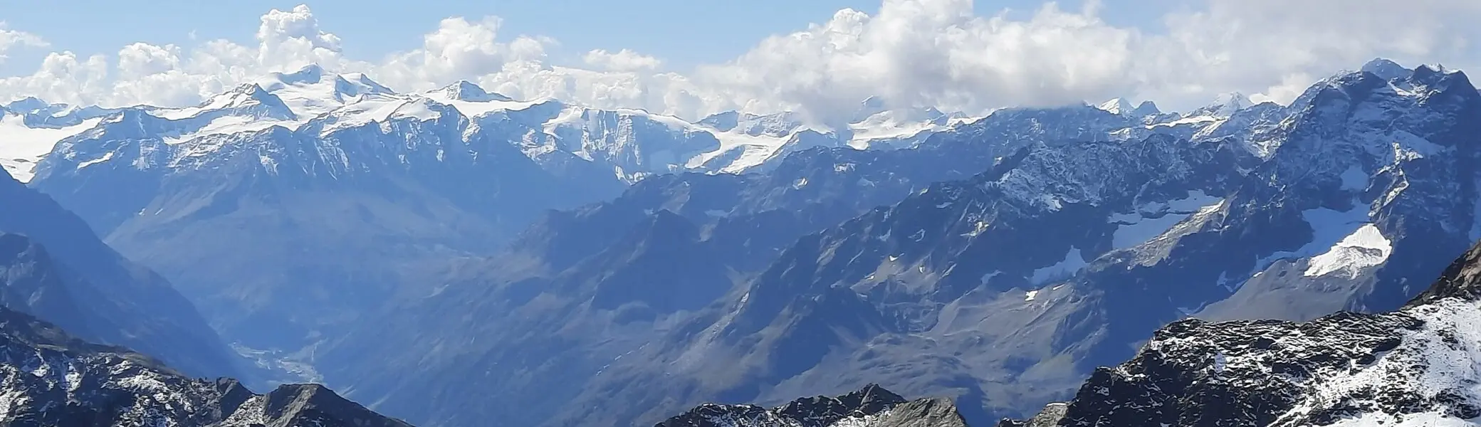 Panoramablick vom Funduspfeiler zur Wildspitze | © DAV Tuttlingen/Jürgen Epple