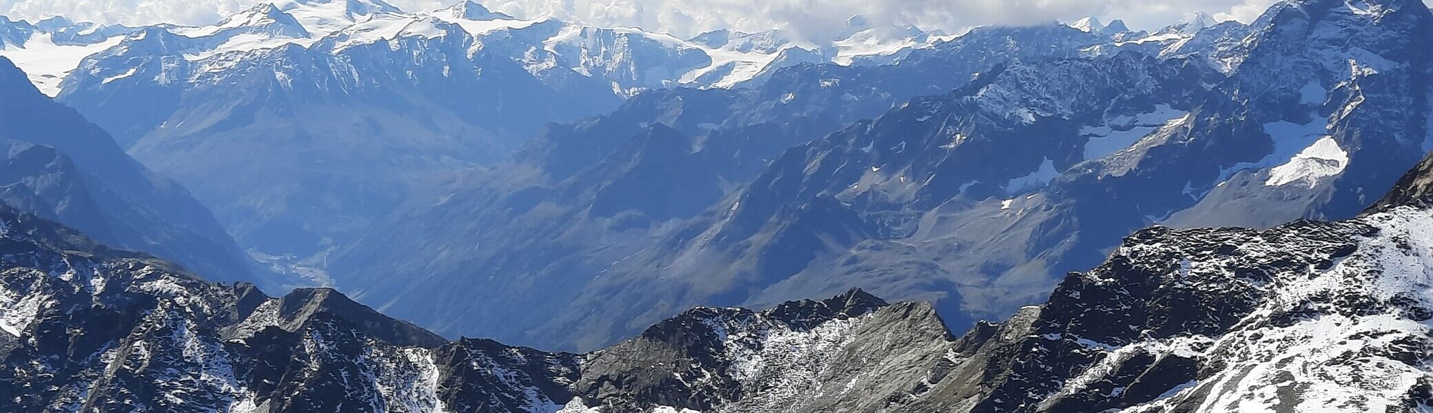 Panoramablick vom Funduspfeiler zur Wildspitze | © DAV Tuttlingen/Jürgen Epple