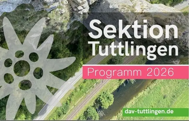 Titelbild Programmheft 2026 | © DAV Tuttlingen/Martin Gienger